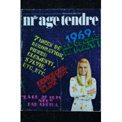 mademoiselle age tendre n°  51 1969 02 France Gall Sheila Sylvie Françoise Hardy Pierre Clémenti