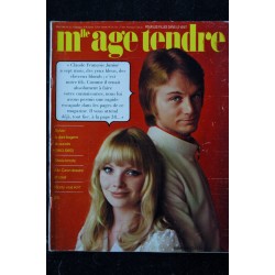 mademoiselle age tendre n°  59 1969 10 Vanina Michel Kiki Caron Johnny Sylvie Sheila Julien Clerc