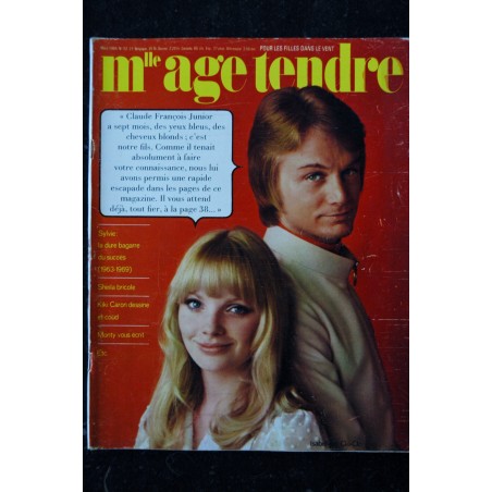 mademoiselle age tendre n° 59 1969 10 Vanina Michel Kiki Caron Johnny Sylvie Sheila Julien Clerc mademoiselle age tendre n° 59 1969 10 Vanina Michel Kiki Caron Johnny Sylvie Sheila Julien Clerc
