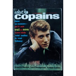 Salut les Copains N°  7   * 02 1963 *  Brigitte Bardot Johnny Hallyday James Dean