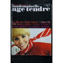 mademoiselle age tendre n°  15  1966 01 Annie Philippe Claude françois Sylvie Marianne Faithfull Peter O'Toole James Dean
