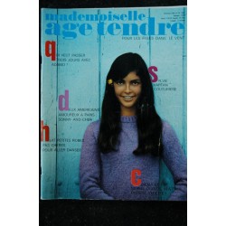 mademoiselle age tendre n°  26  1966 12 Cover Muriel Duclos Adamo Sylvie Sonny & Cher Chantal Goya