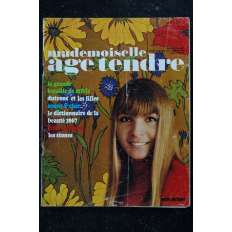 mademoiselle age tendre n° 30 1967 04 Cover Annie Philippe Sylvie Dutronc Sonny & Cher les Stones Hugues Aufray John Lennon mademoiselle age tendre n° 30 1967 04 Cover Annie Philippe Sylvie Dutronc Sonny & Cher les Stones Hugues Aufray John Lennon