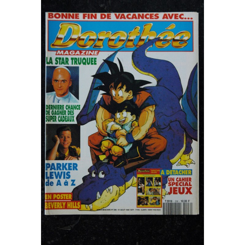 Dorothée Magazine 206 - La Star Truquée - Parker Lewis de A à Z  - Poster  - 31 aout 1993