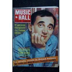 Music * Hall  23  1963 02  Cover Aznavour  - dick Rivers JP Ferland Bedos Lafforgue Richard Anthony