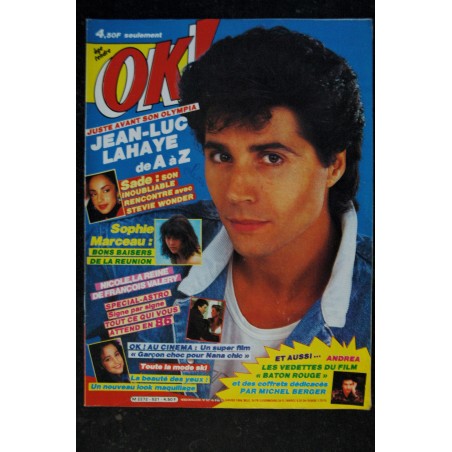 OK ! âge tendre 518  MICHAEL J FOX  DEPECHE MODE  COCK ROBIN  BALAVOINE