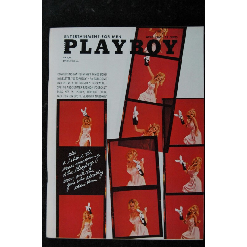 PLAYBOY US 1966 04 APRIL IAN FLEMING'S JAMES BOND OCTOPUSSY INTERVIEW G. L. ROCKWELL KARLA CONWAY PLAYMATE