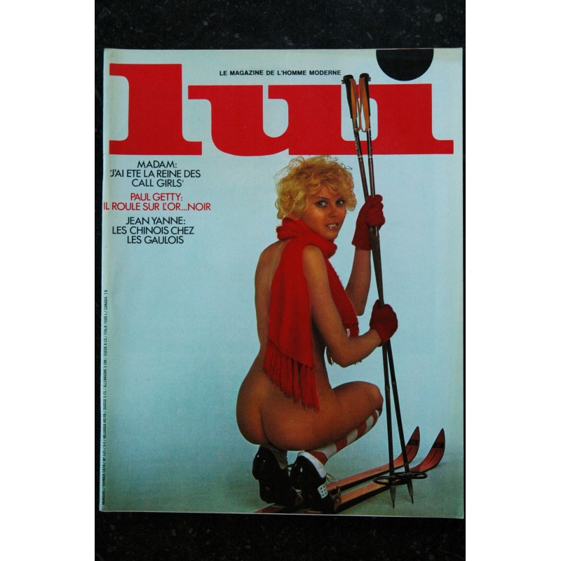 LUI 121 XAVIERA HOLLANDER JEAN YANNE LE FRANCE ANDREA RAU INTEGRAL NUDE ASLAN 74
