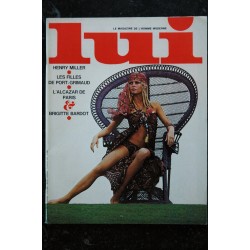 LUI 068 SEPT 1969 L'ALCAZAR COVER BRIGITTE BARDOT FILLE DE PORT-GRIMAUD  ASLAN 1969