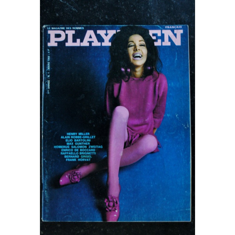 PLAYMEN 2  Cover JEANNE FONDA  JULIE CHRISTIE PASCALE PETIT VINTAGE EROTIQUE