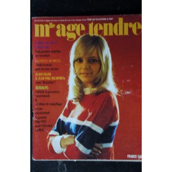 mademoiselle age tendre n°  66  1970 05 France Gall Alain Delon Jean-Paul Belmondo Sheila Sylvie Françoise