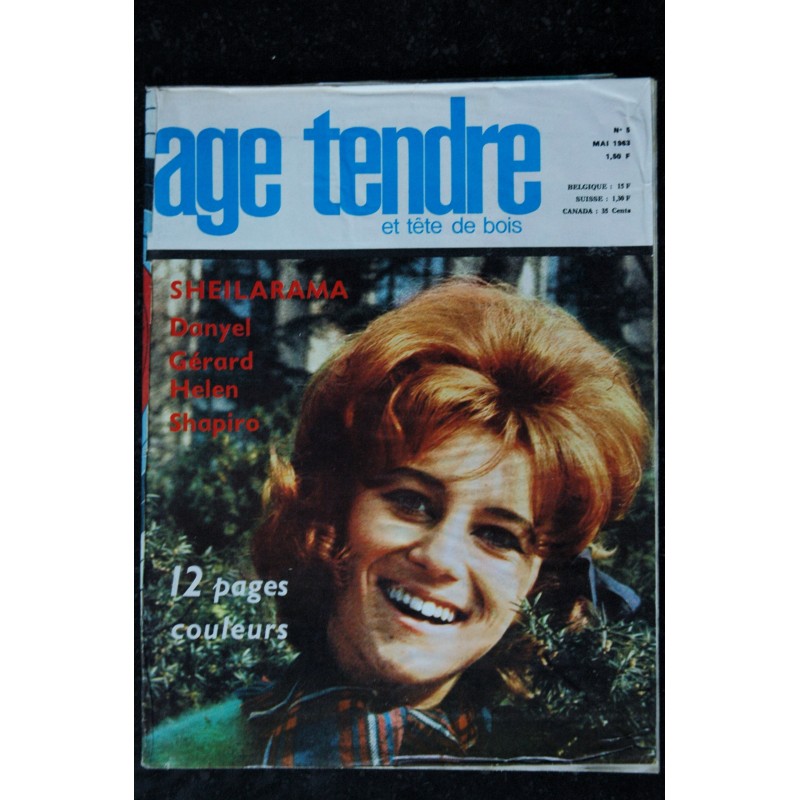 age tendre et tête de bois  n°  6 * 1963 *  Johnny Hallyday COVER  Long Chris  ELVIS PRESLEY Sheila Claude François