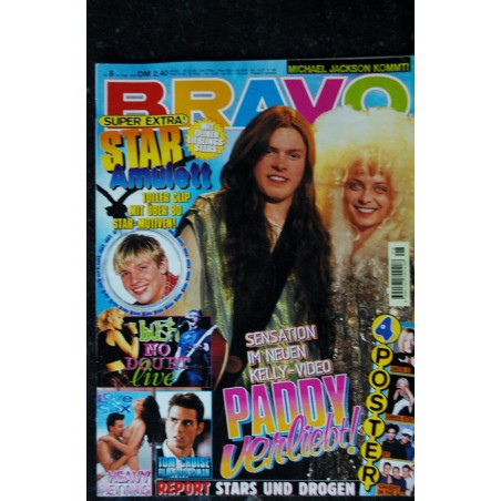 BRAVO German 1997 n° 8 - 13 febr. Paddy Michael Jackson No Doubt - INCOMPLET - Posters voir liste BRAVO German 1997 n° 8 - 13 febr. Paddy Michael Jackson No Doubt - INCOMPLET - Posters voir liste