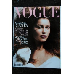 VOGUE 850  2004 Sept Laetitia CASTA Cover + 4 p. - Elisabeth Taylorr  - 342 pages