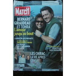 PARIS MATCH n° 3193 29 juillet 2010 Bernard GIRAUDEAU et THORA - les CHIRAC - Mastroianni