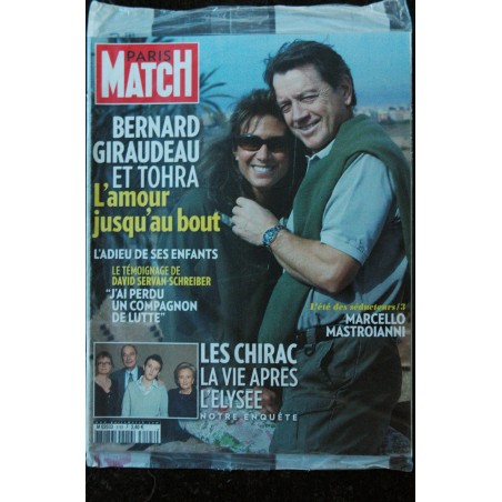 PARIS MATCH n° 3193 29 juillet 2010 Bernard GIRAUDEAU et THORA - les CHIRAC - Mastroianni PARIS MATCH n° 3193 29 juillet 2010 Bernard GIRAUDEAU et THORA - les CHIRAC - Mastroianni