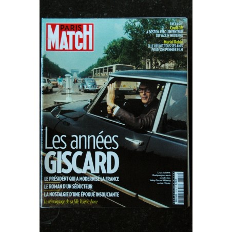 PARIS MATCH N° 3736 08 12 2020 Les années Giscard - Muriel Robin PARIS MATCH N° 3736 08 12 2020 Les années Giscard - Muriel Robin
