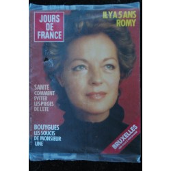 JOURS DE FRANCE 1693  13 juin 1987  Romy Schneider il ya 5 ans - Bouygues