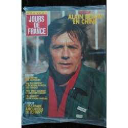 JOURS DE FRANCE 1716  21 nov. 1987 Alain Delon en Chine - Yves Saint Laurent - Johnny