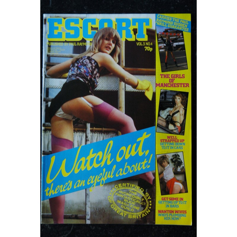 ESCORT Vol. 3 N° 3 - Mandy Kim & Susan Lorna Jackie Rosie  - 1983 Paul Raymond - NUDE EROTIC VINTAGE -