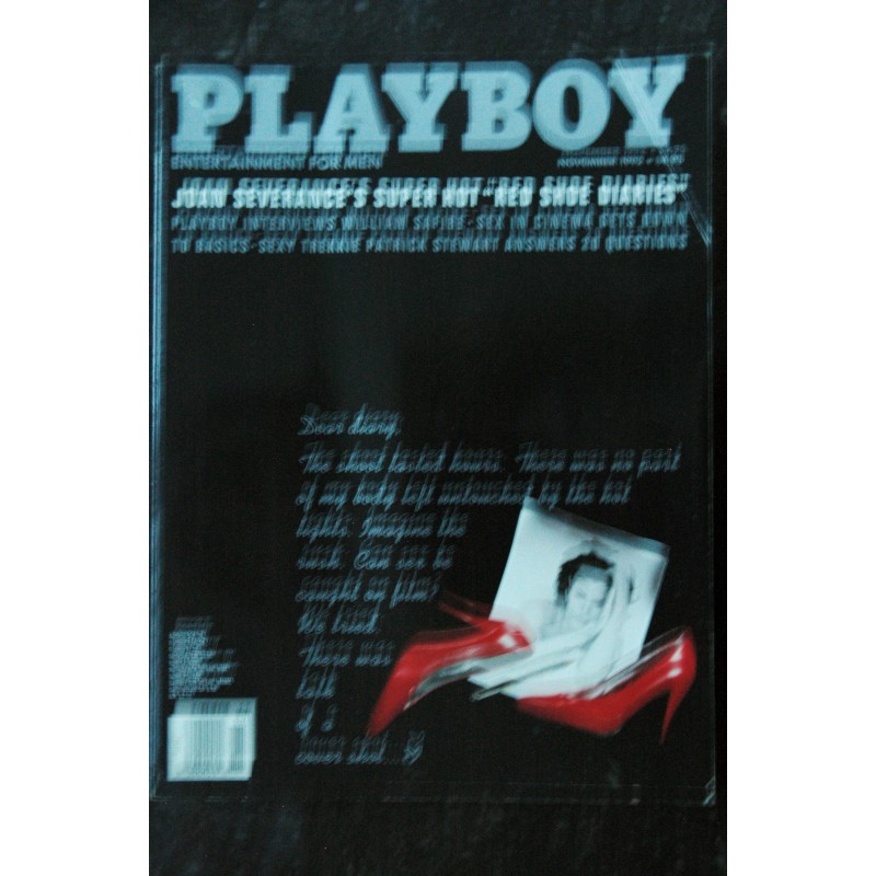 PLAYBOY US 1992 11 Joan Severance's Super Hot "Red Shoe Diaries"