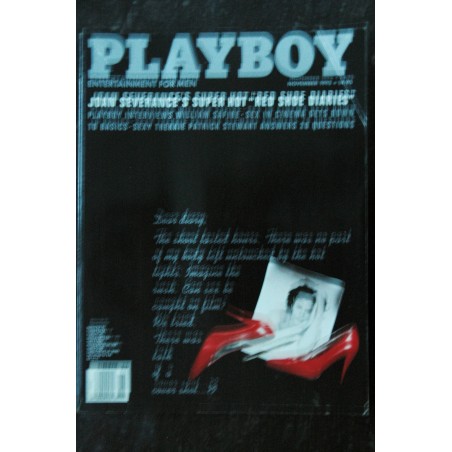 PLAYBOY US 1992 11 Joan Severance's Super Hot "Red Shoe Diaries" PLAYBOY US 1992 11 Joan Severance's Super Hot "Red Shoe Diaries"