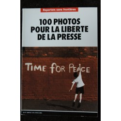 REPORTERS SANS FRONTIERES 1997 RAYMOND DEPARDON 100 POUR DEFENDRE LA LIBERTE DE LA PRESSE