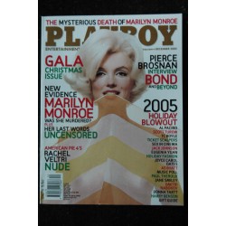 PLAYBOY US 2005 12  Marilyn Monroe  - Interview Pierce Brosnan - Rachel Veltri - Christine Smith