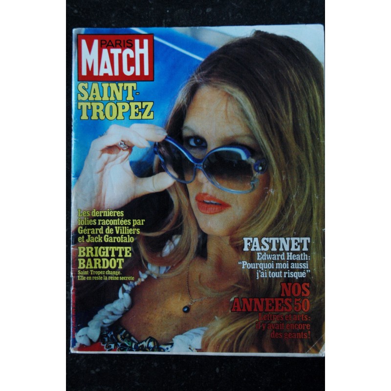 PARIS MATCH n° 1579  31 août 1979 Brigitte Bardot - Les gens à St Tropez  -  100 pages