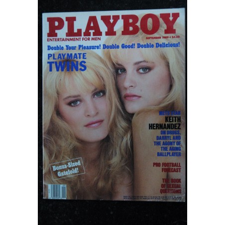 PLAYBOY US 1989 09 PLAYMATE TWINS KEITH HERNANDEZ Karin van Breeschooten Mirjam van Breeschooteen PLAYBOY US 1989 09 PLAYMATE TWINS KEITH HERNANDEZ Karin van Breeschooten Mirjam van Breeschooteen