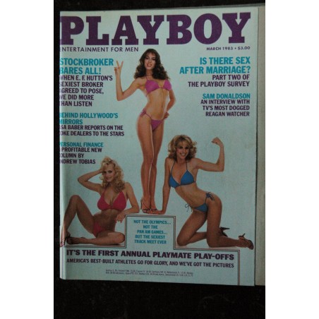 PLAYBOY US 1983 05 SENASTIONAL NASTASSIA KINSKI SUSIE SCOTT