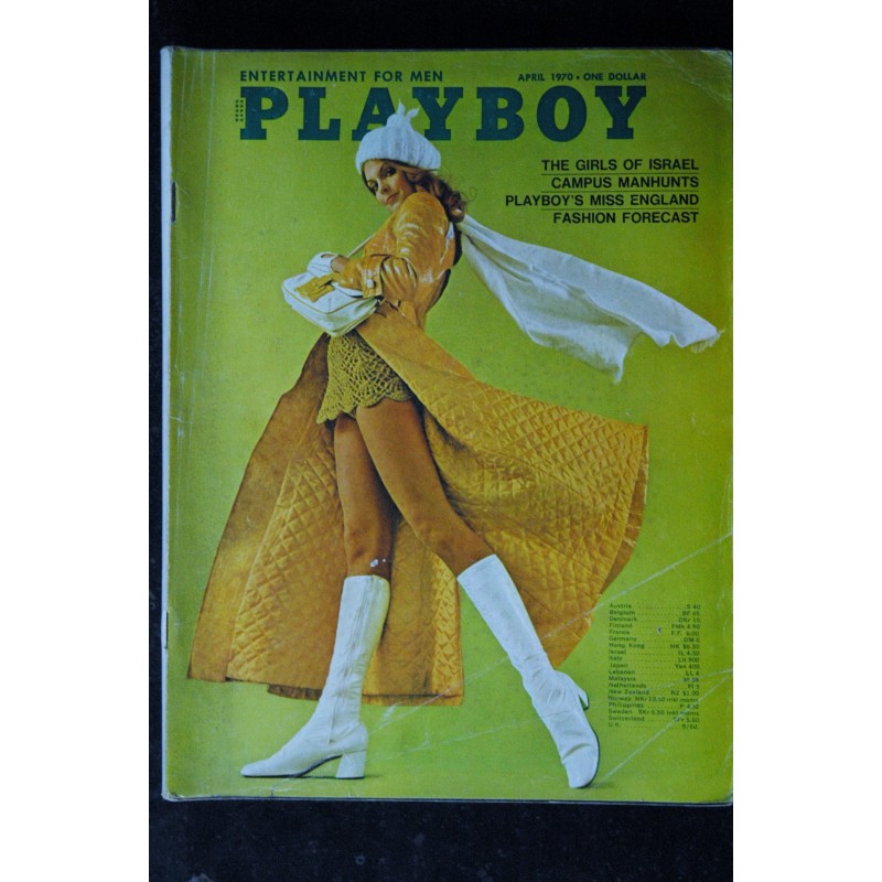PLAYBOY US 1970 04 INTERVIEW DR. MARY CALDERONE BARBARA HILLARY VARGAS HE GIRLS OF ISRAEL