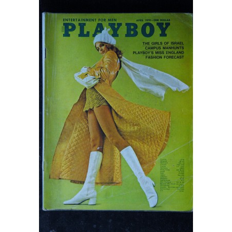 PLAYBOY US 1970 04 INTERVIEW DR. MARY CALDERONE BARBARA HILLARY VARGAS HE GIRLS OF ISRAEL