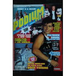 PODIUM HIT 244 MAI 1992 PATRICK BRUEL ETIENNE DAHO ROCH VOISINE MARK-PAUL GOSSELAAR THE CURE + POSTERS