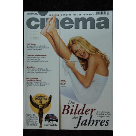 Cinéma Ed. Germany 96/12  Pamela Anderson Ralf Bauer Geena Davis Renny Harlin Nina Hoss Der Glöckner von Notre-Dame - 190  pages