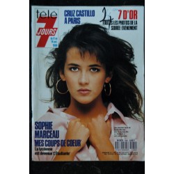 Télé 7 Jours  1645  *  1991  *     SOPHIE MARCEAU cover + 4 pages   MONTAND Freddy MERCURY Victor LANOUX