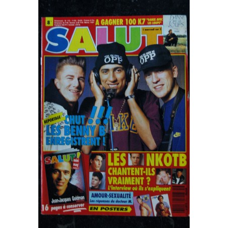 SALUT ! M4768 113 1992 03 Benny B Goldman NKOTB NewKids Daho + Posters