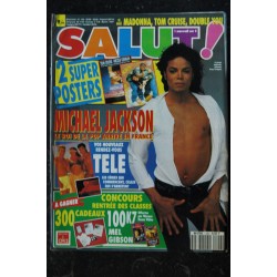 SALUT ! M4768 126 1992 09  Michael Jackson Madonna Tom Cruise Mel Gibson David Hallyday  + posters