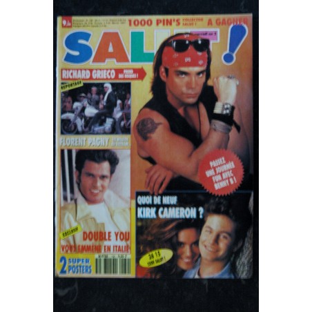 SALUT ! M4768 130 1992 11  Richard Griego Florent Pagny Double Tou Kirk Cameron  + Posters