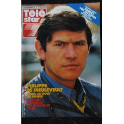 TELE STAR  464  aout 1985 Philippe de Dieuleveult Cover + 3 p. - F Raynaud - M Mercadier - R Burton - Jugnot - L Antonelli
