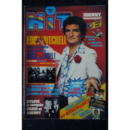 Hit Magazine 70 INCOMPLET Eddy Mitchell SARDOU Johnny SYLVIE Coluche François VALERY 1977 11 Hit Magazine 70 INCOMPLET Eddy Mitchell SARDOU Johnny SYLVIE Coluche François VALERY 1977 11