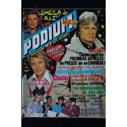 PODIUM n° 97 Claude FRANCOIS RINGO james Dean Lenorman Hallyday Allain - Posters voir détail - 1980 03