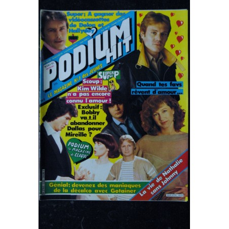 PODIUM HIT 132 février 1983 incomplet Chagrin d'amour GIRAUDEAU DELON GOLDMAN JOHNNY PODIUM HIT 132 février 1983 incomplet Chagrin d'amour GIRAUDEAU DELON GOLDMAN JOHNNY