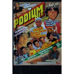 PODIUM HIT 139  1983 09 INCOMPLET Jean Luc Lahaye Johnny Kim Wilde CloClo Travolta Belmondo