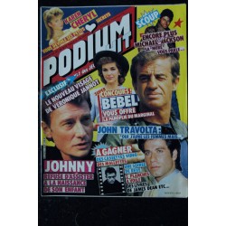 PODIUM HIT 141 novembre 1983   incomplet BELMONDO Veronique JANNOT JOHN TRAVOLTA Karen CHERYL Michael Jackson