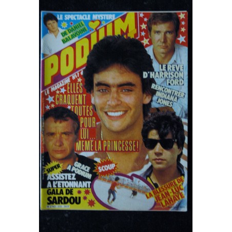 PODIUM HIT 152 octobre 1984  F. VALERY LHERMITTE LANVIN FORBANS DOUCHKA