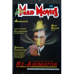 Ciné Fantastique MAD MOVIES  n° 36  * 1985 *  DAY OF THE DEAD  RE ANIMATOR  PLANETE INTERDITE