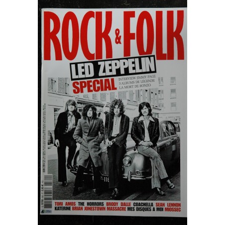 ROCK & FOLK 561  mai  2014  COVER  AUBERT HOUELLEBECQ Kurt Goanin Judas Priest Scott Asheton Damon Albarn Black Lips
