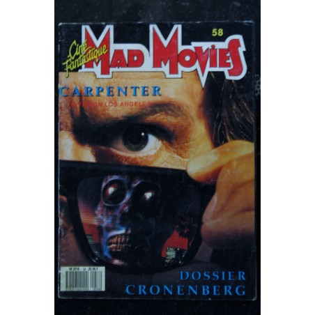 Ciné Fantastique MAD MOVIES  n° 57  * 1989 *  SPECIAL AVORIAZ  Russel Meddings Boivin Cockliss Carmen