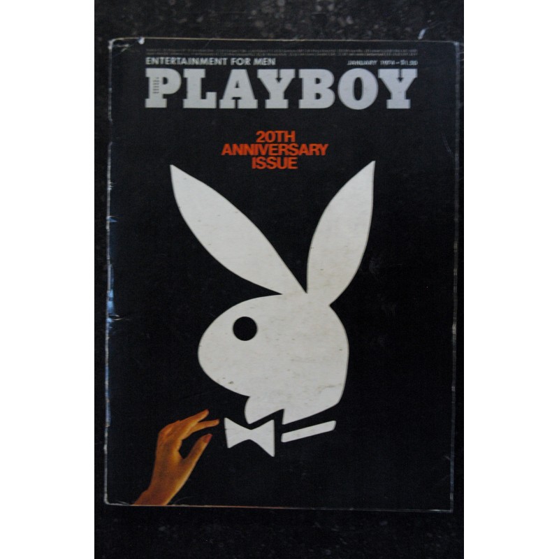 PLAYBOY Us 1974 01 NANCY CAMERON   Rabbit Head Cyndi Wood   Hugh Hefner